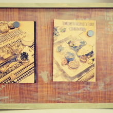 100均素材で出来る!工具いらずのマグネットボード☆