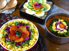 ビジュアル丼!春の行楽にもピッタリ!丼弁当でお手軽レシピ