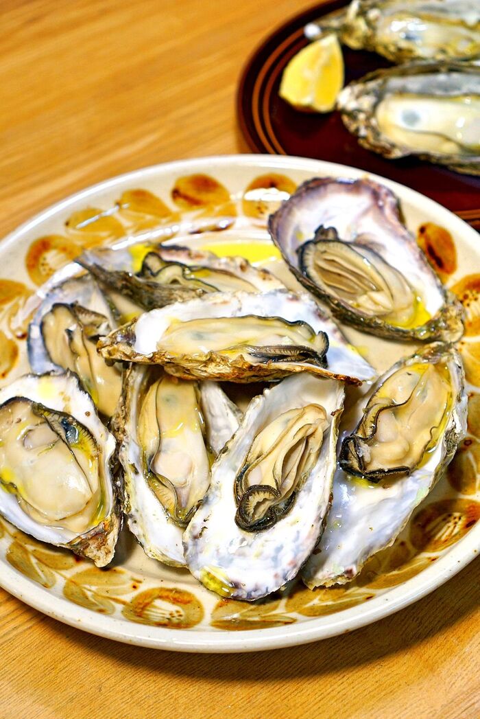 手順4.殻をあけて盛り付ける