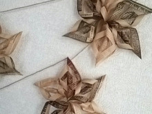 小1男子直伝☆雪の結晶風ガーランド