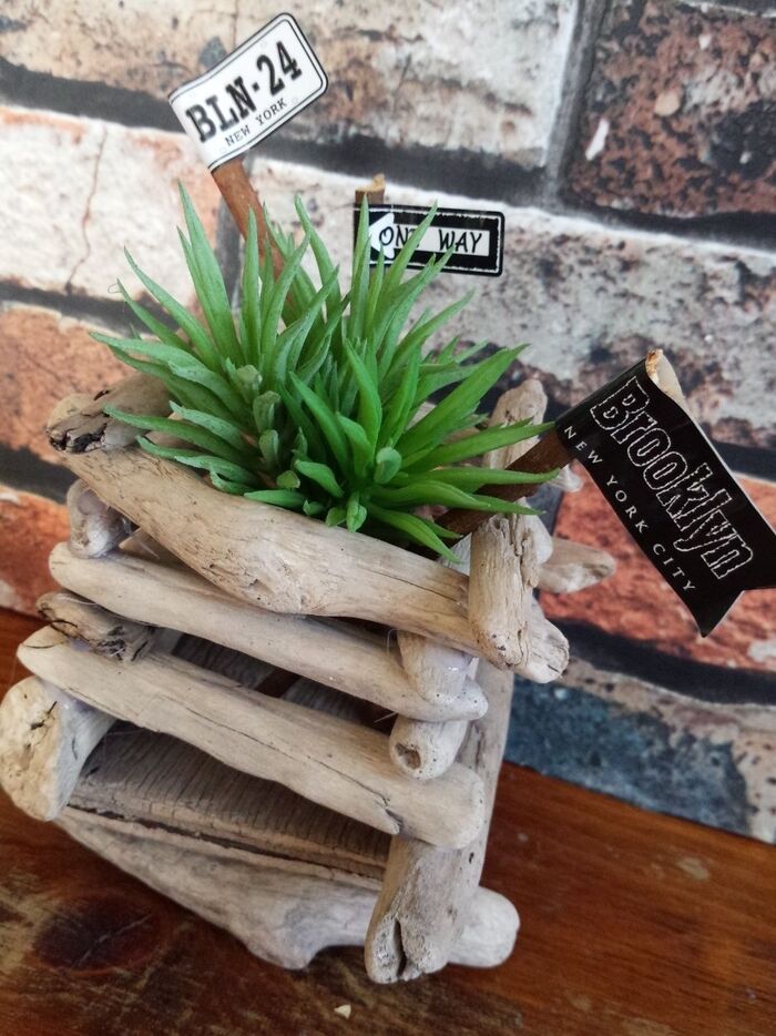 100均の楊枝ピック用デコシールをインテリア雑貨に変身