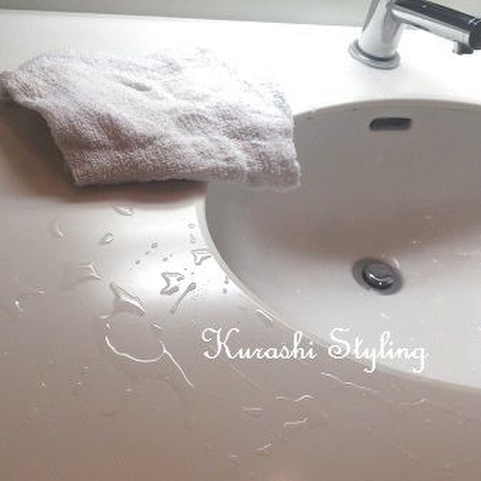 洗面所使った後、洗面台べちょべちょ・・・私はこんな方法でキレイKeepしてます
