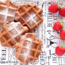 野菜スイーツ☆ゴボウとココアの米粉ワッフル