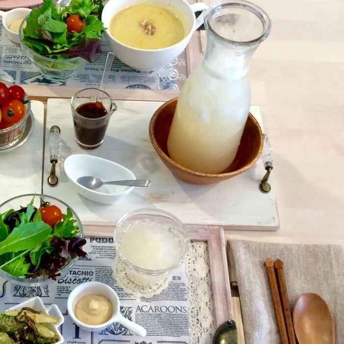 フレッシュジュースやドレッシング