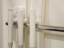 ●バスルームのお掃除グッズ収納●