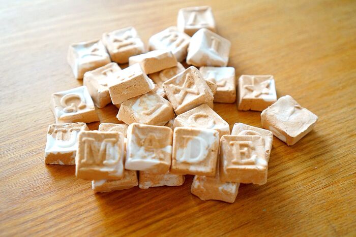 木かるねんど+かる〜いねんどで作りました