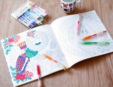 大ヒットぬり絵本でプレゼントキャンペーン中!ぬり絵でもっとときめいて♥