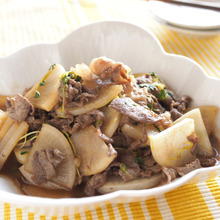 皮つき大根と牛肉のオイスター炒め☆超スピードメニュー!