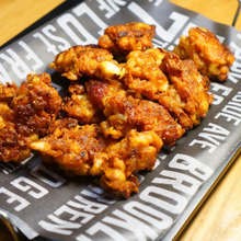 「中身は何?」の驚き!鶏皮と厚揚げの唐揚げのレシピ