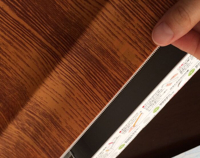 リメイクシートを貼ります