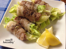 春キャベツで*節約おいしい!ペッパーレモンのロール蒸しキャベツ