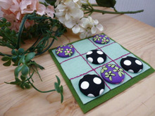 クルミボタンで「三並べ」を作ろう♪