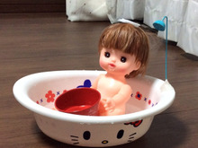 セリアグッズ3点でメルちゃんの専用お風呂セットの作り方