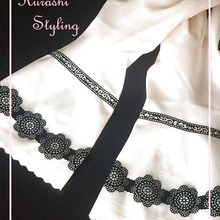 100円ショップのゴム手袋・レースデコテープで可愛く変身!!