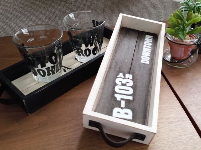 100均で作れる!あれでカフェトレイの完成