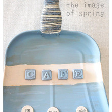 100均ちりとりを!お金をかけず春色簡単リメイクフック☆