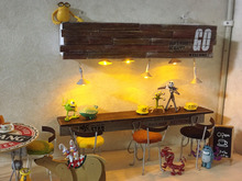 100均ライトと○○でどこでもミニチュアカフェライト!