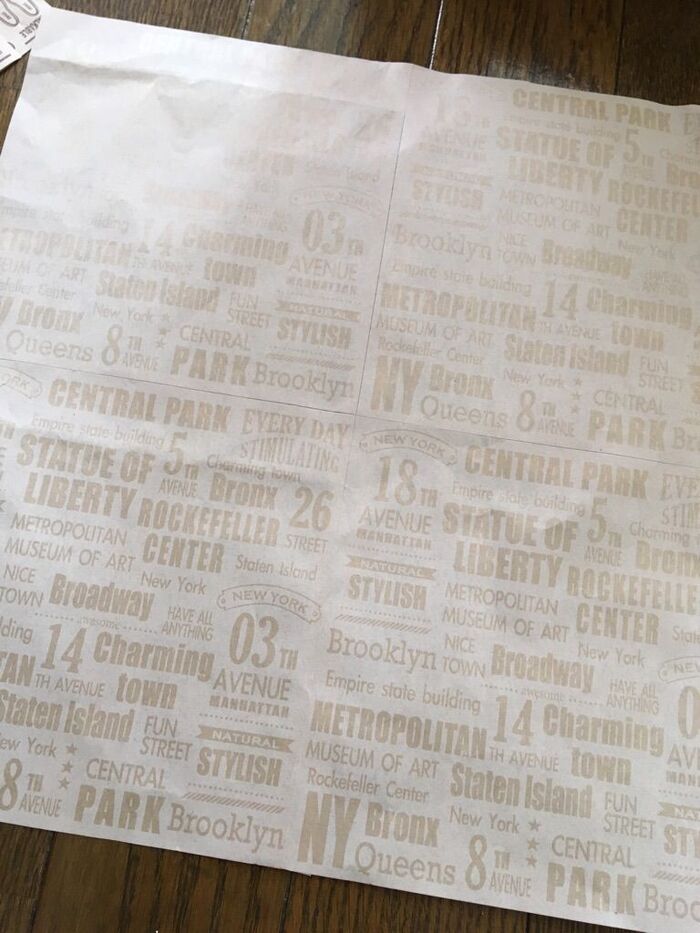 大きなペーパーに♪