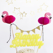 パーティーDIY★おしゃれなケーキトッパーづくり