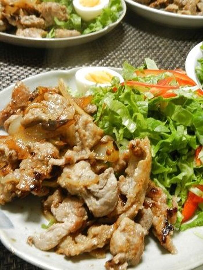 生姜湯の素・救済レシピ~♪豚の生姜焼き