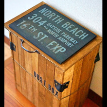 100均すのこで!ダストボックスカバーをDIY☆