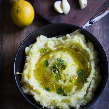 ニンニクとレモン風味のマッシュポテト