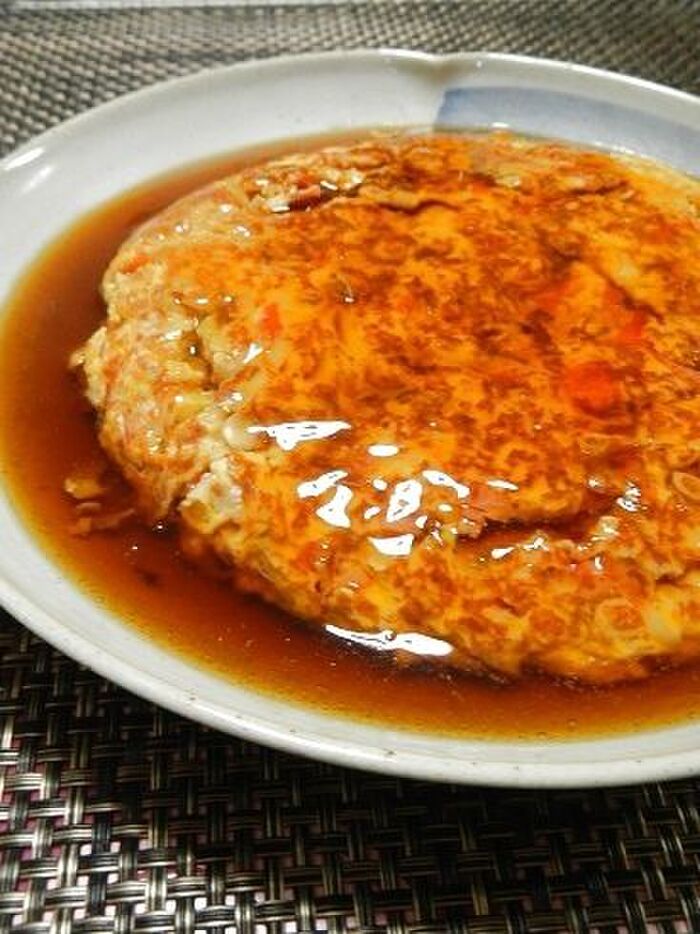 ふんわり卵の節約かに玉