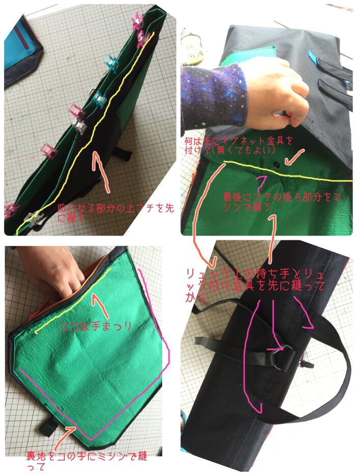 フタと本体を合体する