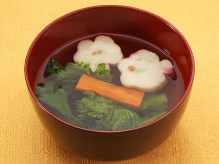 菜の花のお吸い物