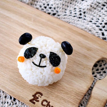 キャラ弁に☆定番!簡単パンダのキャラおにぎり