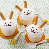 雪印メグミルク牛乳でつくる!イースターのうさぎのプリン