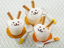 雪印メグミルク牛乳でつくる!イースターのうさぎのプリン