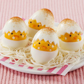 かわいいレシピ☆ひよこのエッグサラダ