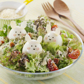 うさぎのシーザーサラダ