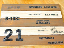 ダイソーMDF材で簡単!バスロールサインボードの作り方☆彡