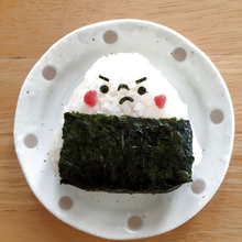 簡単デコおにぎり♡うめぼしおにぎりさん