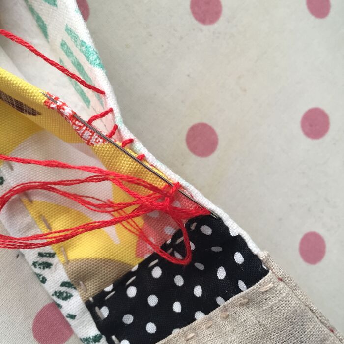 作りたい大きさにカットして縫う