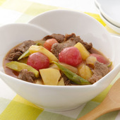 オイスターソースを使いこなす♪牛肉とトマトのイタリアン肉じゃが