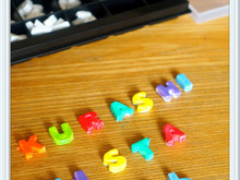 100均粘土でアルファベットタイル第2段!もっと便利なグッズで☆彡(収納方法も!)