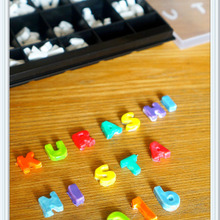 100均粘土でアルファベットタイル第2段!もっと便利なグッズで☆彡(収納方法も!)