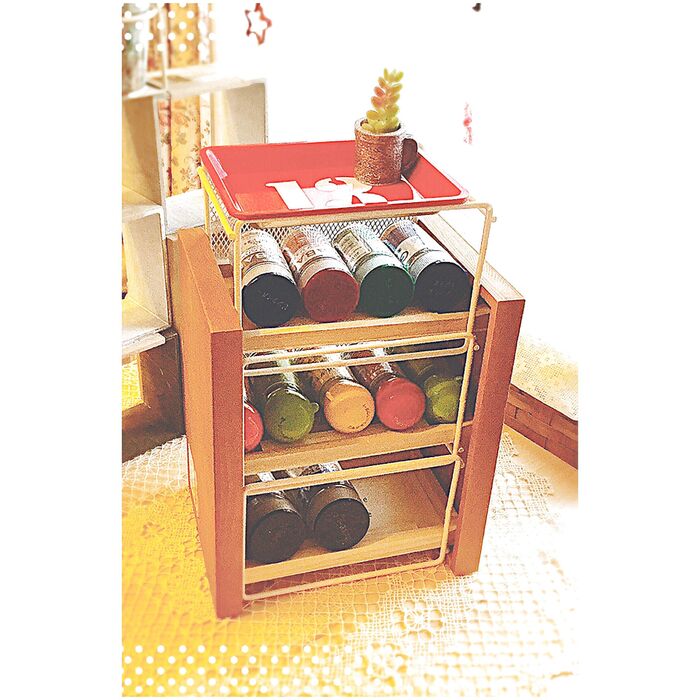 ALLセリア!重ねてくっつけるだけのスパイスラック