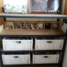 亡き母愛用の籐の4段ラックが男前に大変身!