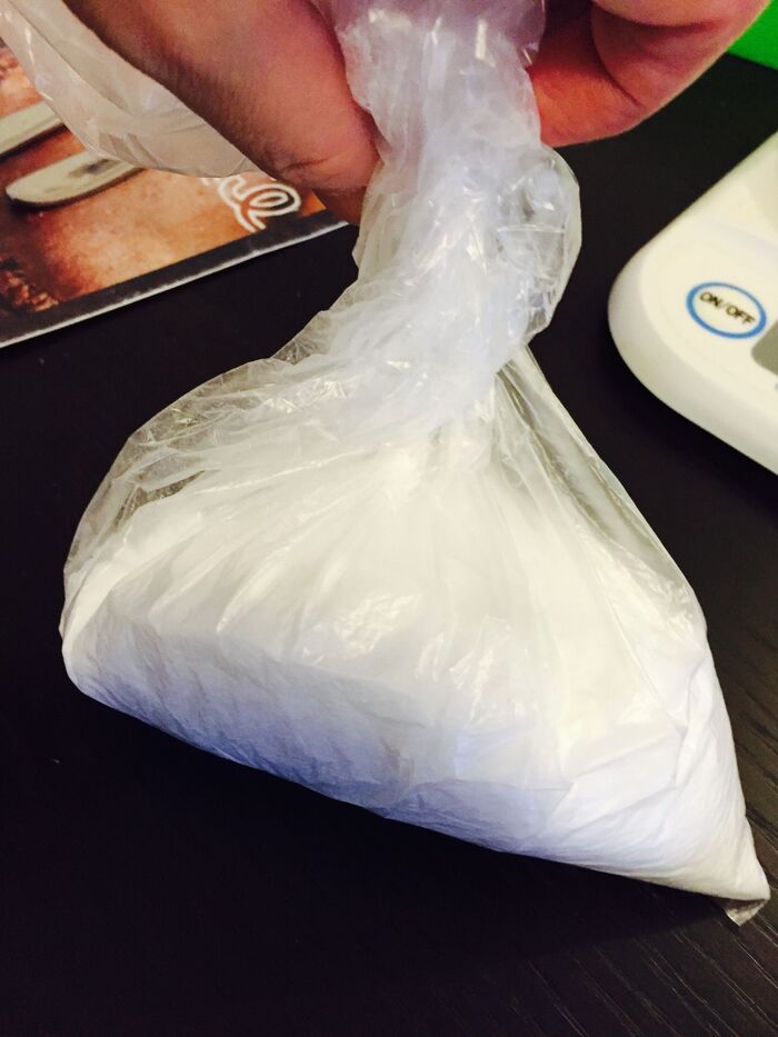 ビニールでモミモミ