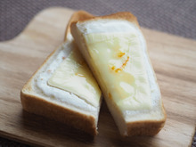 幸せレシピ♡たった10分で朝から「チーズケーキトースト」が食べられちゃう~♡