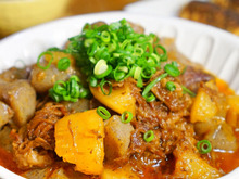 おつまみにピッタリ!牛すじとこんにゃく大根のコッテリ煮のレシピ