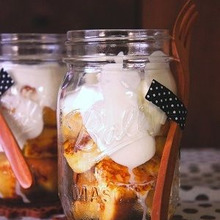 【ジャーレシピ】作るのも食べるのもメイソンジャーで♪コロコロフレンチトースト