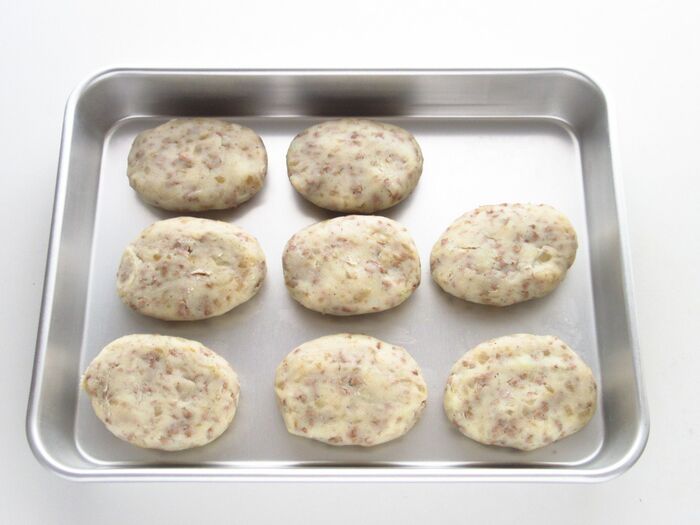 大判型に丸めます。