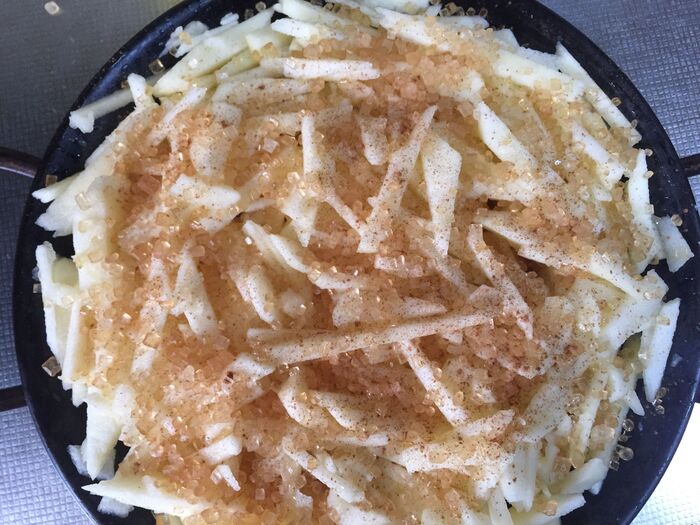 ザラメをかけて