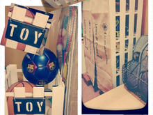 狭い玄関にもピッタリ!!100均のスノコで子供靴収納棚と外遊びオモチャ箱