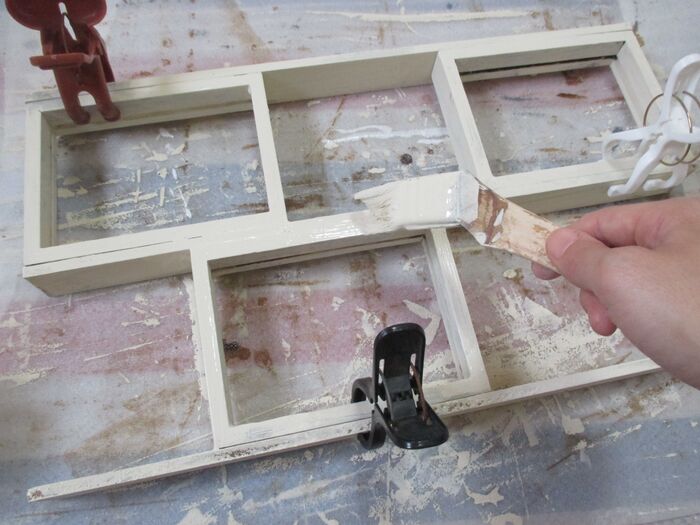 ⑤ペンキを2度塗り。